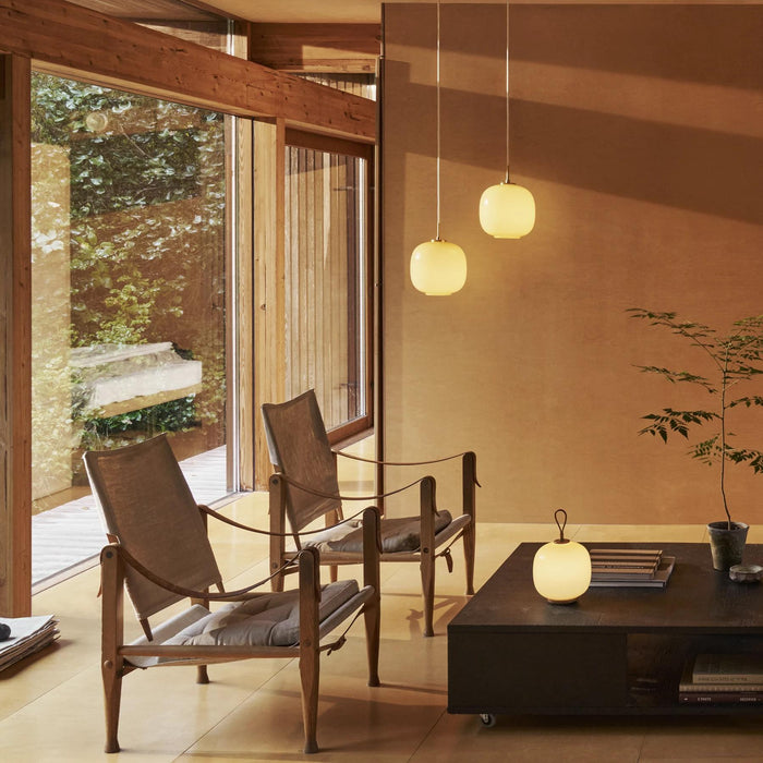 Louis Poulsen VL 45 Radiohus hanglamp Ø175 Brass|Glossy Amber