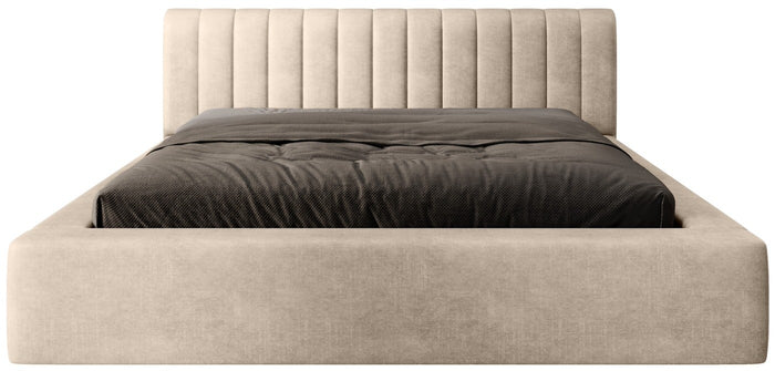 Trae Mobler Amira 140 x 200 cm Gestoffeerd Bed Zand