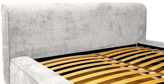 Trae Mobler Fatima 140 x 200 cm Gestoffeerd Bed Ivory