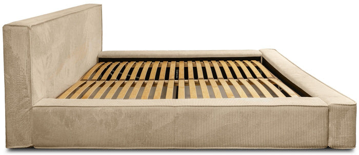 Trae Mobler Harmon 160 x 200 cm Gestoffeerd Bed Beige