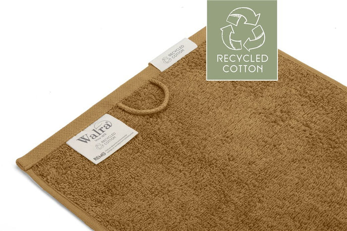 Walra - Gastendoek Remade Cotton (PP) - 2x 30x50 - Cognac