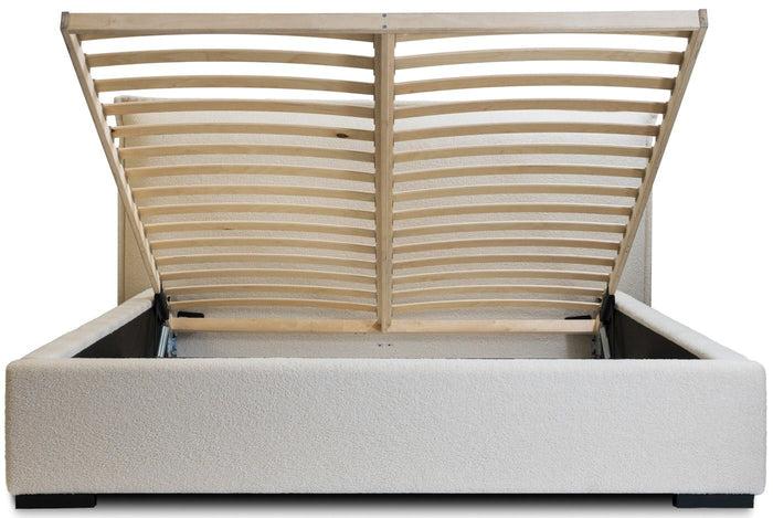 Trae Mobler Nevada 160 x 200 cm Bed Beige Bouclé