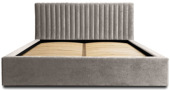 Trae Mobler Vegas 180 x 200 cm Gestoffeerd Bed Grijs