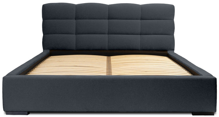 Trae Mobler Faro 140 x 200 cm Gestoffeerd Bed Donkerblauw