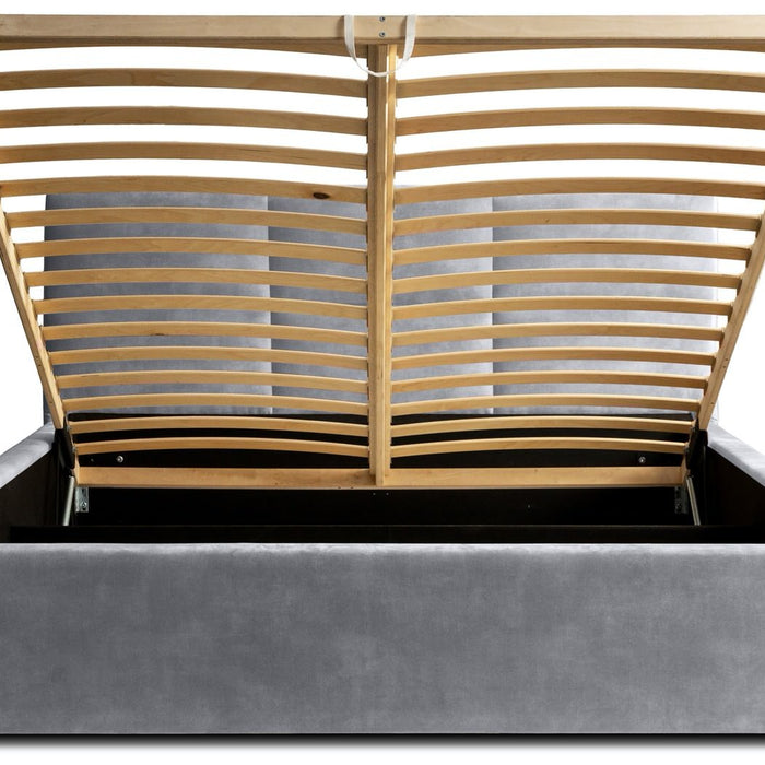 Trae Mobler Porto 180 x 200 cm Gestoffeerd Bed Asgrijs