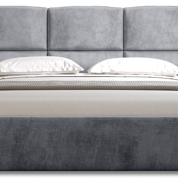 Trae Mobler Porto 180 x 200 cm Gestoffeerd Bed Asgrijs