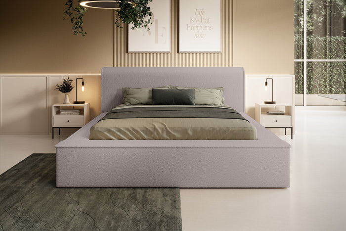 Trae Mobler Fatima 180 x 200 cm Gestoffeerd Bed Taupe