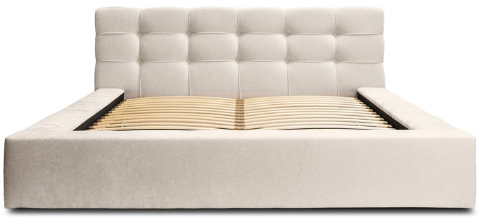 Trae Mobler Grace 180 x 200 cm Gestoffeerd Bed Beige