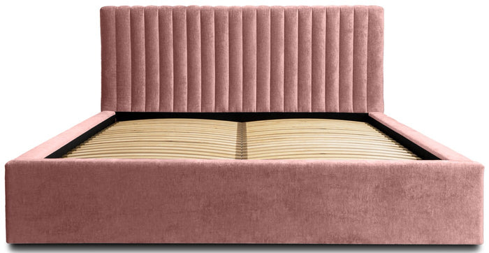 Trae Mobler Vegas 140 x 200 cm Gestoffeerd Bed Stoffig Roze