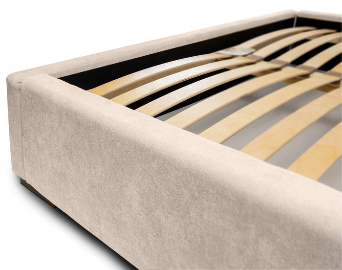 Trae Mobler Faro 160 x 200 cm Gestoffeerd Bed Beige