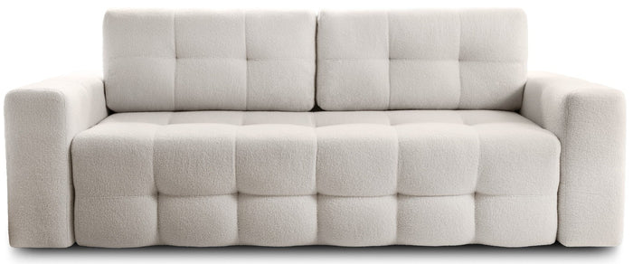 Trae Mobler Lussi 3-Zits Slaapbank Beige Bouclé