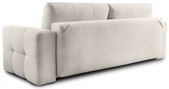 Trae Mobler Lussi 3-Zits Slaapbank Beige Bouclé