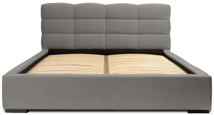 Trae Mobler Faro 140 x 200 cm Gestoffeerd Bed Grijs