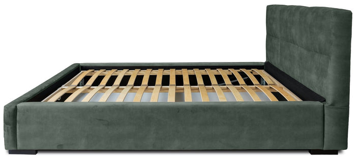 Trae Mobler Porto 180 x 200 cm Gestoffeerd Bed Bosgroen