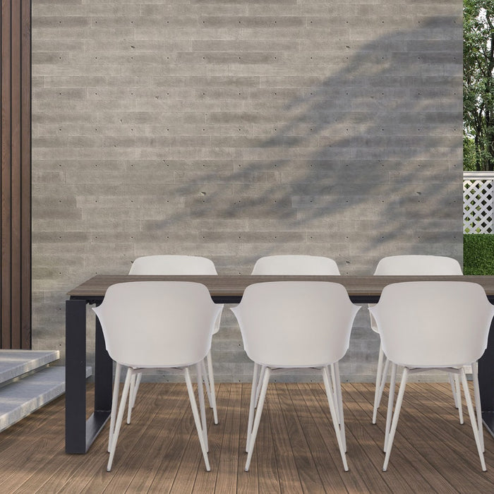 Lisomme Joris tuintafel bruin - 210 x 100 cm