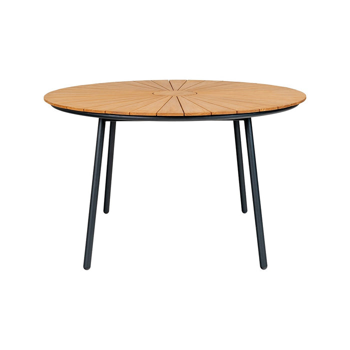 Artichok Matteo Metalen Tuintafel Bruin - Teakhouten Blad