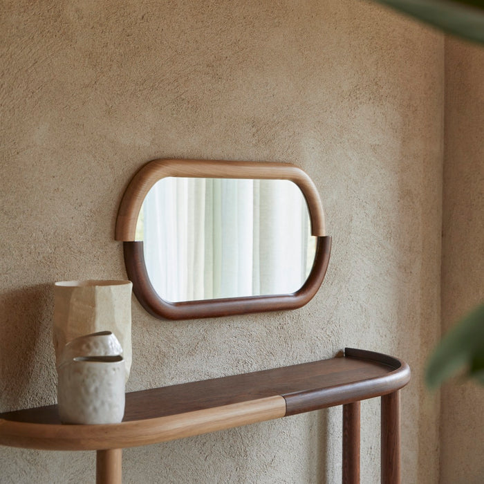 Tikamoon - Massief eiken spiegel 40x72,5 cm Opéra