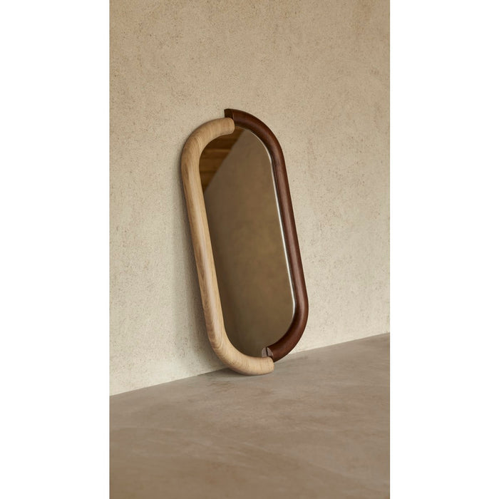 Tikamoon - Massief eiken spiegel 72,5x40 cm Opéra