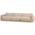 WOOOD Baggy 3-Zits Bank - Geweven Chenille - Zand - 81x309x101