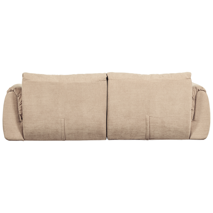 WOOOD Baggy 2-Zits Bank - Geweven Chenille - Zand - 81x228x102