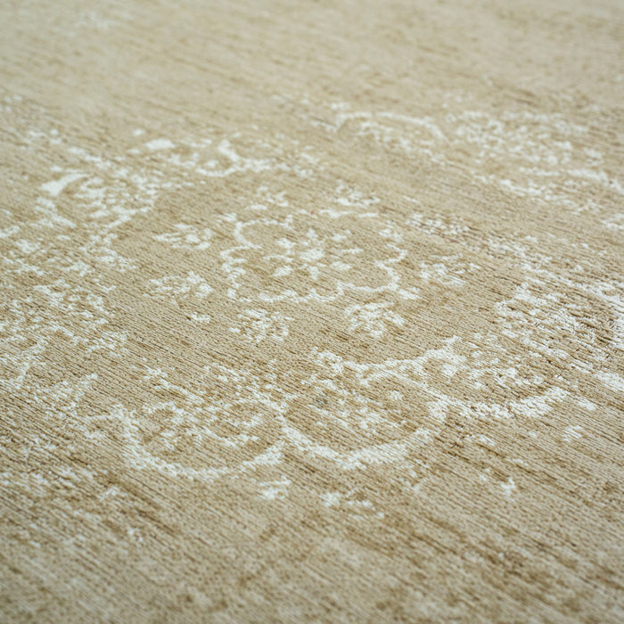 Louis de Poortere Medallion Fading World Vloerkleed 140 x 200 cm - Milk Curry