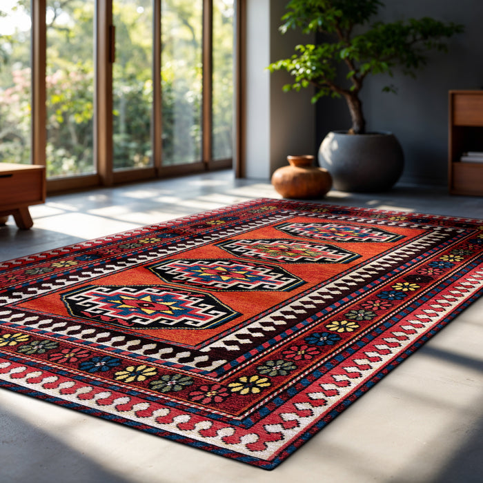 Louis de Poortere Antalia Vloerkleed 170 x 240 cm - Red Mix