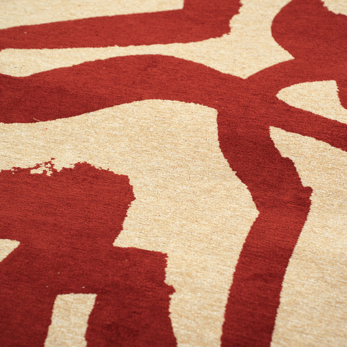 Louis de Poortere Ribbon Vloerkleed 170 x 240 cm - Red