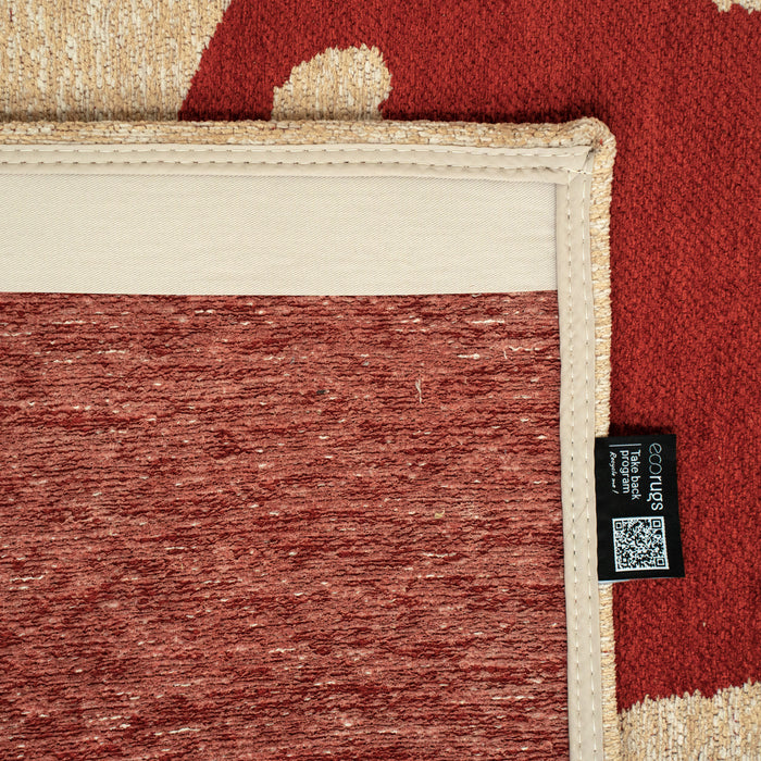 Louis de Poortere Ribbon Vloerkleed 170 x 240 cm - Red