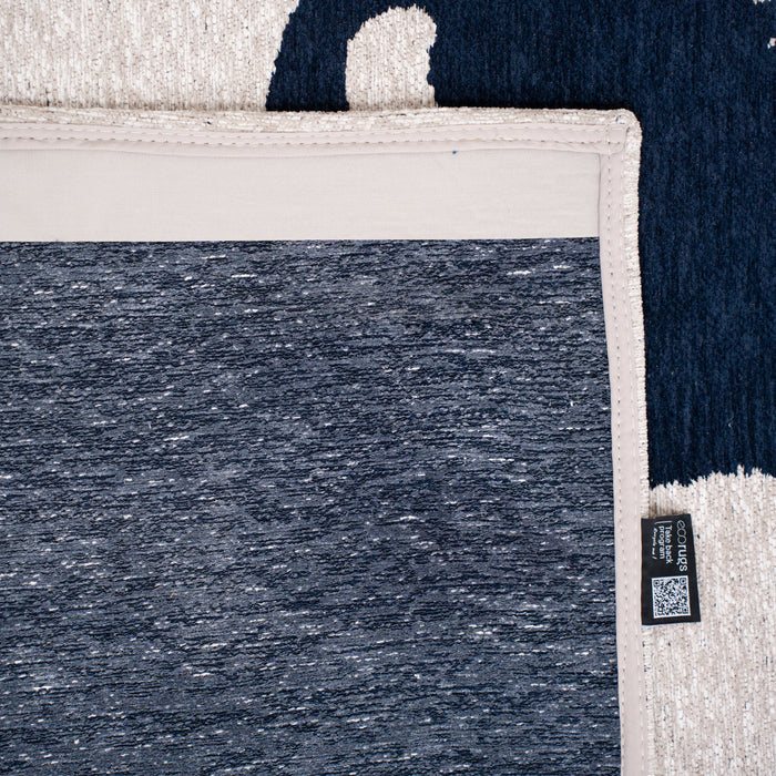 Louis de Poortere Ribbon Vloerkleed 280 x 390 cm - Sea Ink