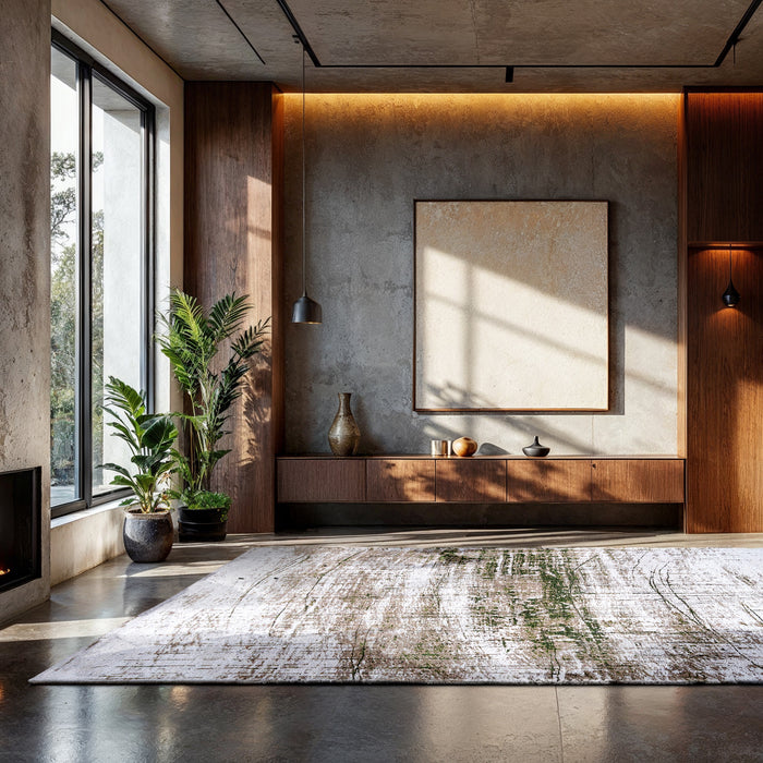 Louis de Poortere Griff Vloerkleed 80 x 150 cm - Central Green