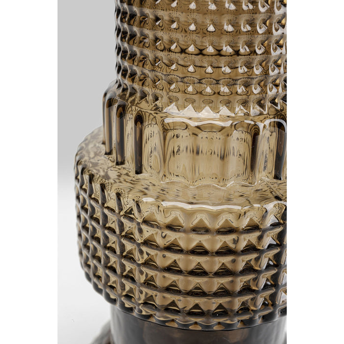 Kandelaar Marvelous Duo paars grijs 49cm Kare Design