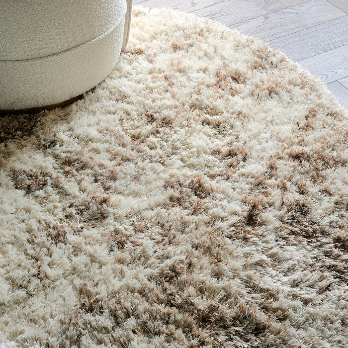 Rivièra Maison - Ronde Tapijt Mesa Vista, Grijs, X55 - 70% Wol, 30% PES Ø200 cm