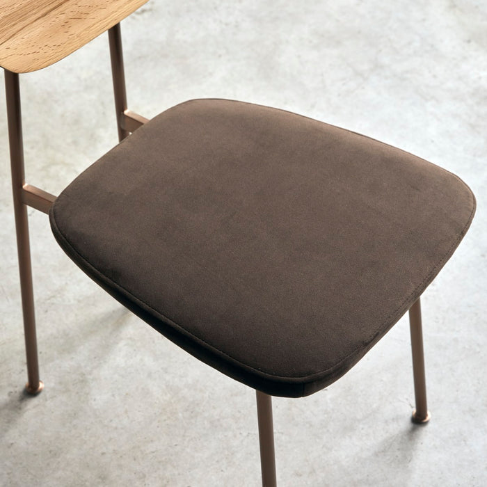 Tikamoon - Yutapi - Eiken stoel brown