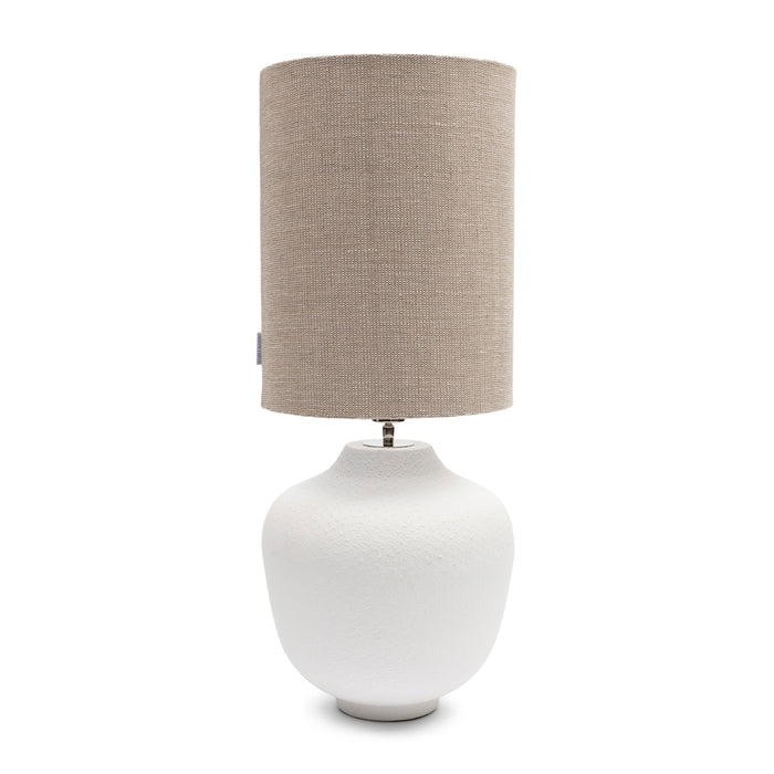 Riviera Maison Lampenkap hoog Beige - Cylinder - Linnen (ØxH) 30x40