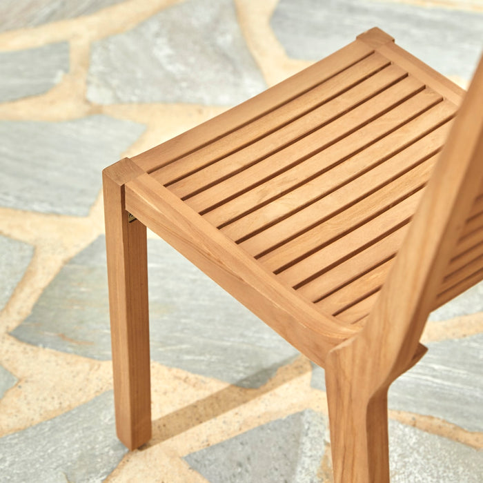 Tikamoon - Teo - Massief teakhouten tuinstoel