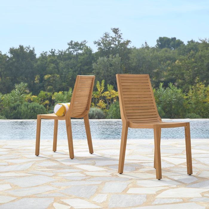 Tikamoon - Teo - Massief teakhouten tuinstoel