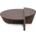 Giga Meubel - Salontafel Walnoot Hout - 90x90x35cm - Podium
