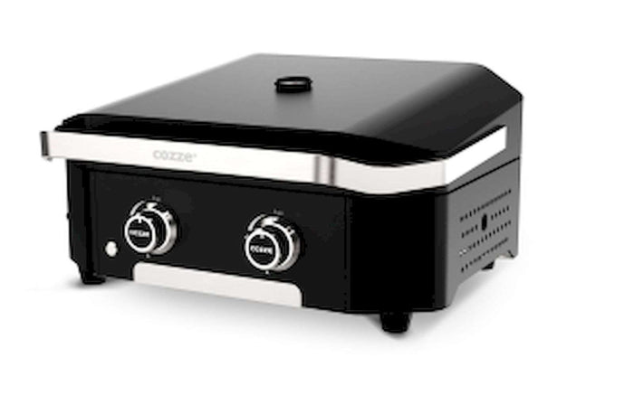 Cozze - Plancha 600 met Deksel en 2 Branders 65 cm 30Mbar 6.4KW