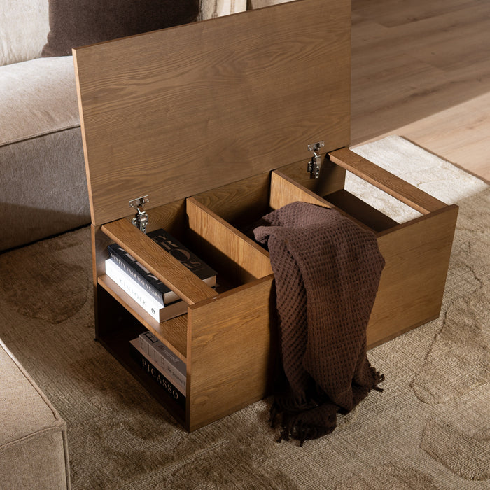 Bronx71 Salontafel Jaxx rustiek eiken 88x46 cm