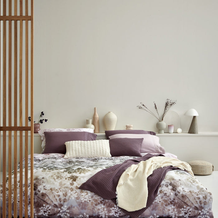 Pure 64 Plaid|sprei Cream Tan | 180 x 260 cm | Ivoor | Beige | Katoen