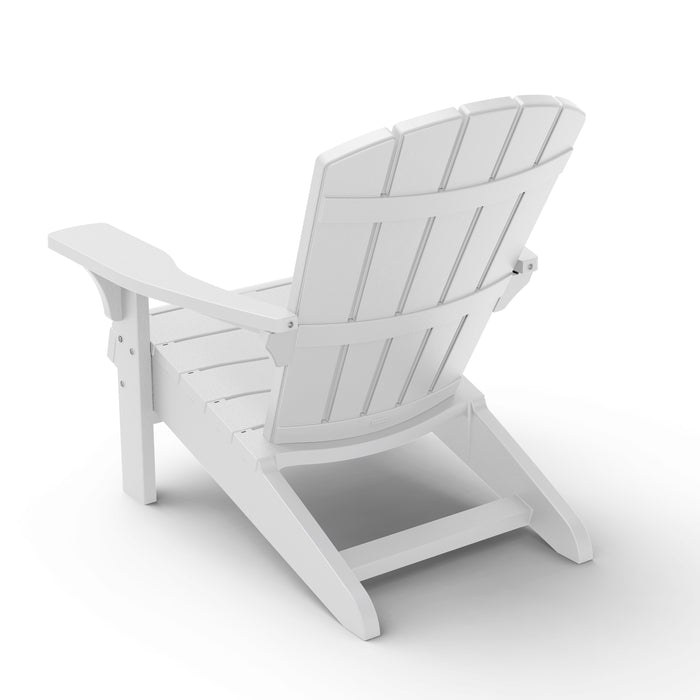 Keter Troy Adirondack Tuinstoel - set van 2 - 85x80x96.5cm - Wit
