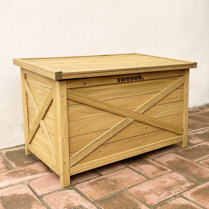 sweeek - Houten opbergkist 80 cm