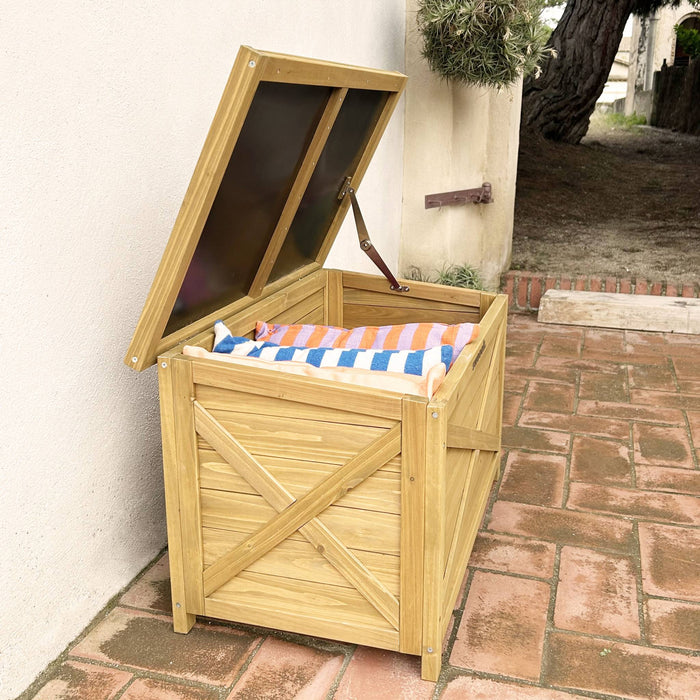 sweeek - Houten opbergkist 80 cm