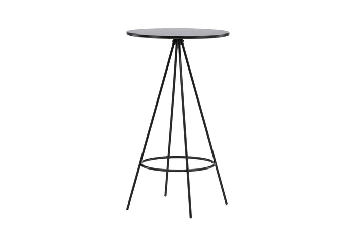 Rebellenclub Vantaa Bartafel Rond ø60cm - Zwart fineer
