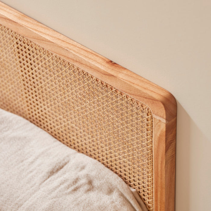 Tikamoon - Adèle - Hoofdbord met gevlochten riet 90 cm