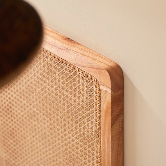 Tikamoon - Adèle - Hoofdbord met gevlochten riet 90 cm