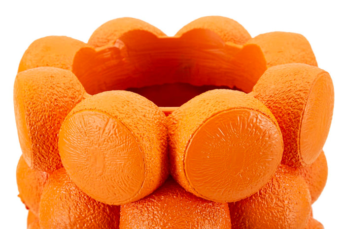 Mauro Ferretti Orange Vaas in hars samengesteld uit sinaasappels