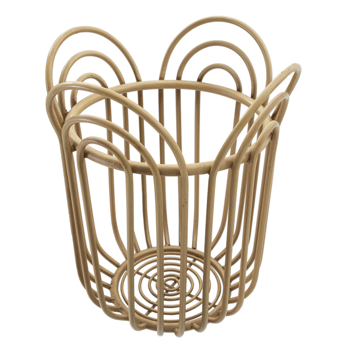 Mauro Ferretti Panama Ronde vaashouder in bruin metaal