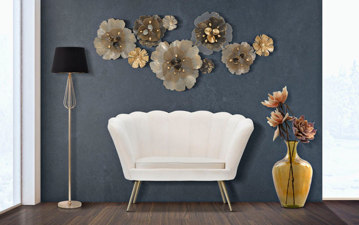 Mauro Ferretti Vienna 2-zitsbank in beige stof