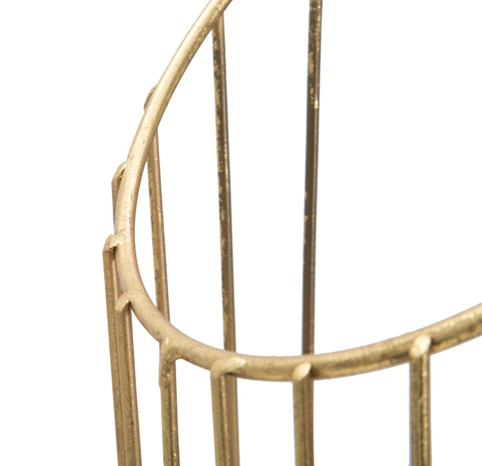 Mauro Ferretti Stick Lineaire paraplubak in goud metaal